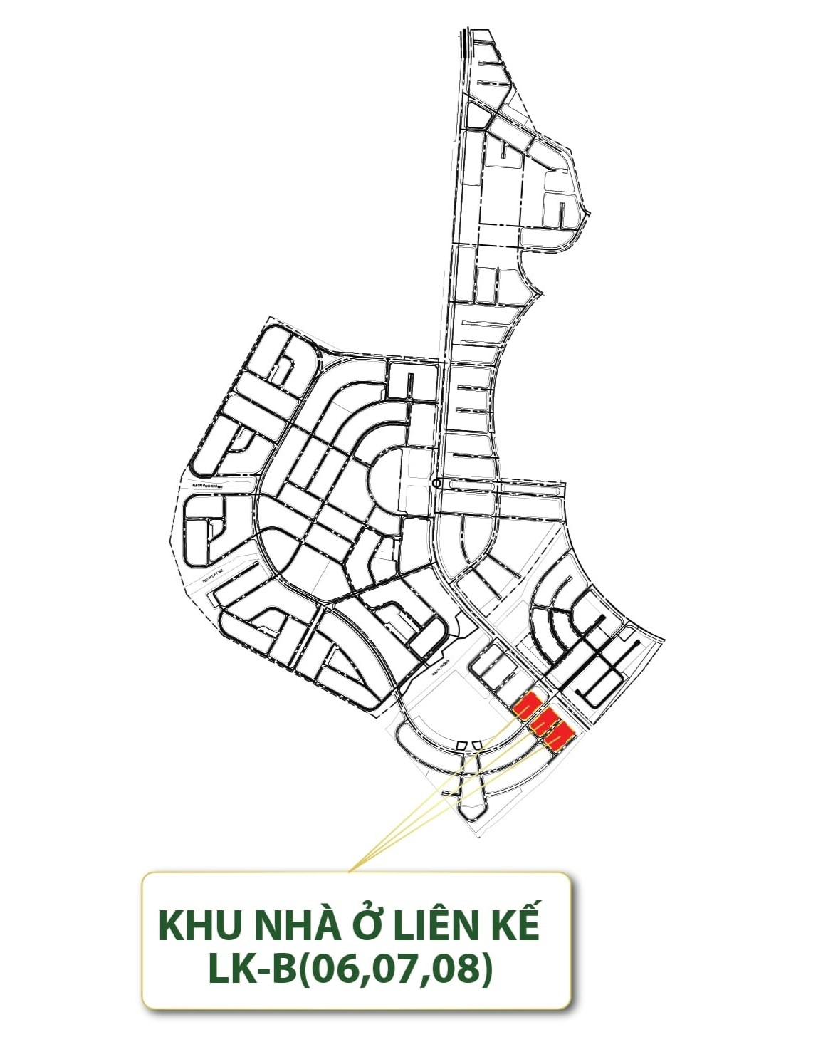 KHU ĐÔ THỊ SINH THÁI CHÁNH MỸ 102 KHU NHÀ Ở LIÊN KẾ LK-B(06, 07, 08)