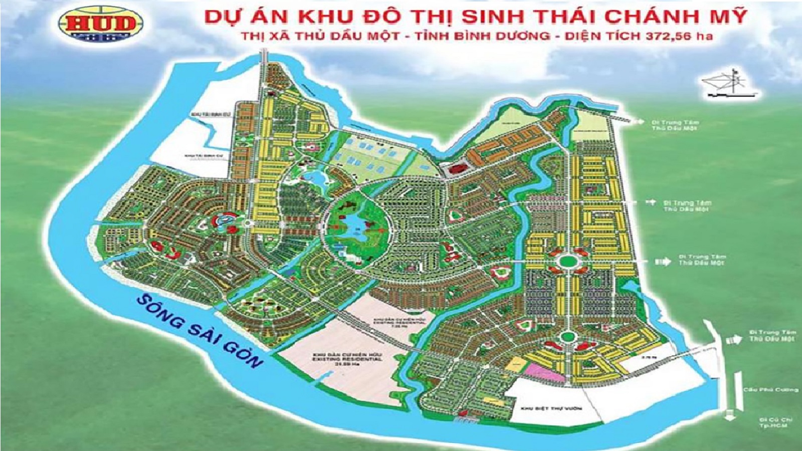 KHU ĐÔ THỊ SINH THÁI CHÁNH MỸ 89 Mặt bằng khu dân cư Chánh Mỹ Bình Dương
