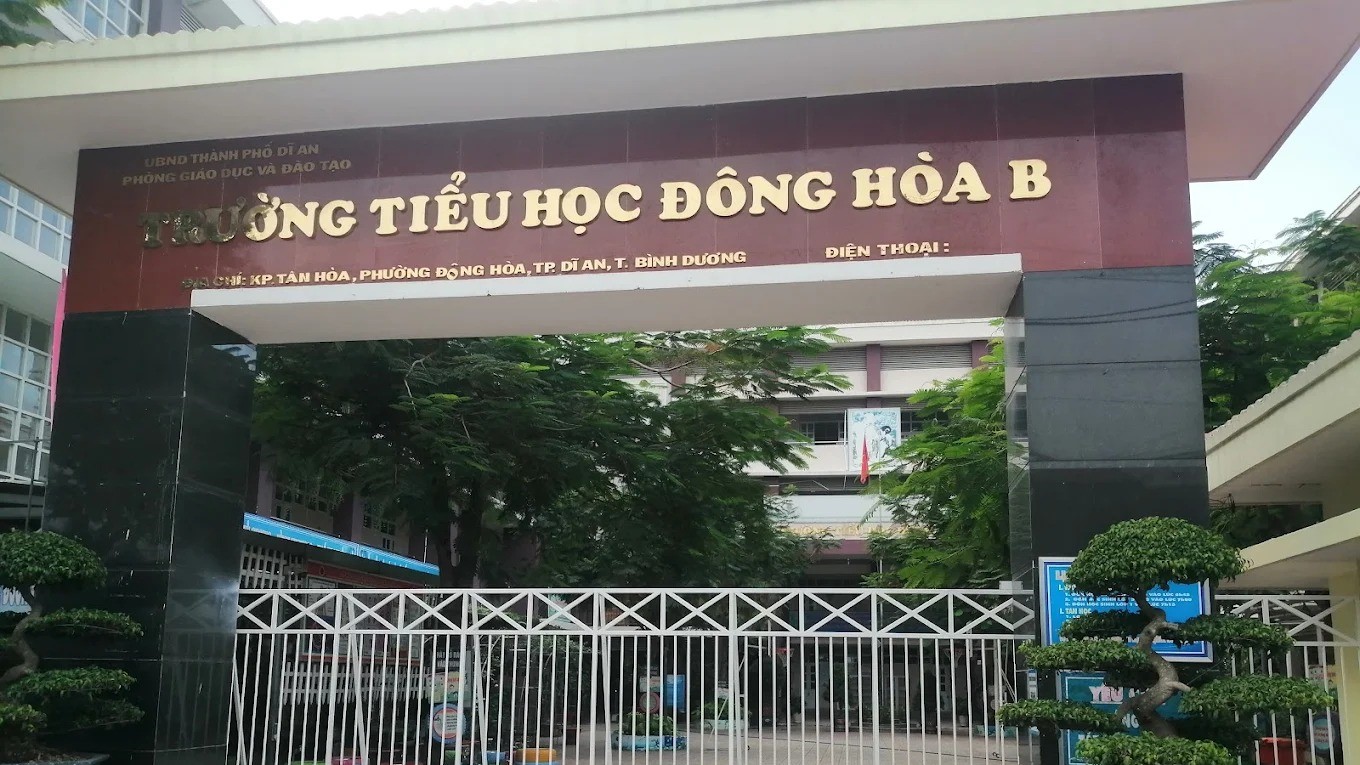 DANH MỤC TRƯỜNG TIỂU HỌC TẠI DĨ AN - BÌNH DƯƠNG 11 Trường Tiểu Học Đông Hòa B - Dĩ An