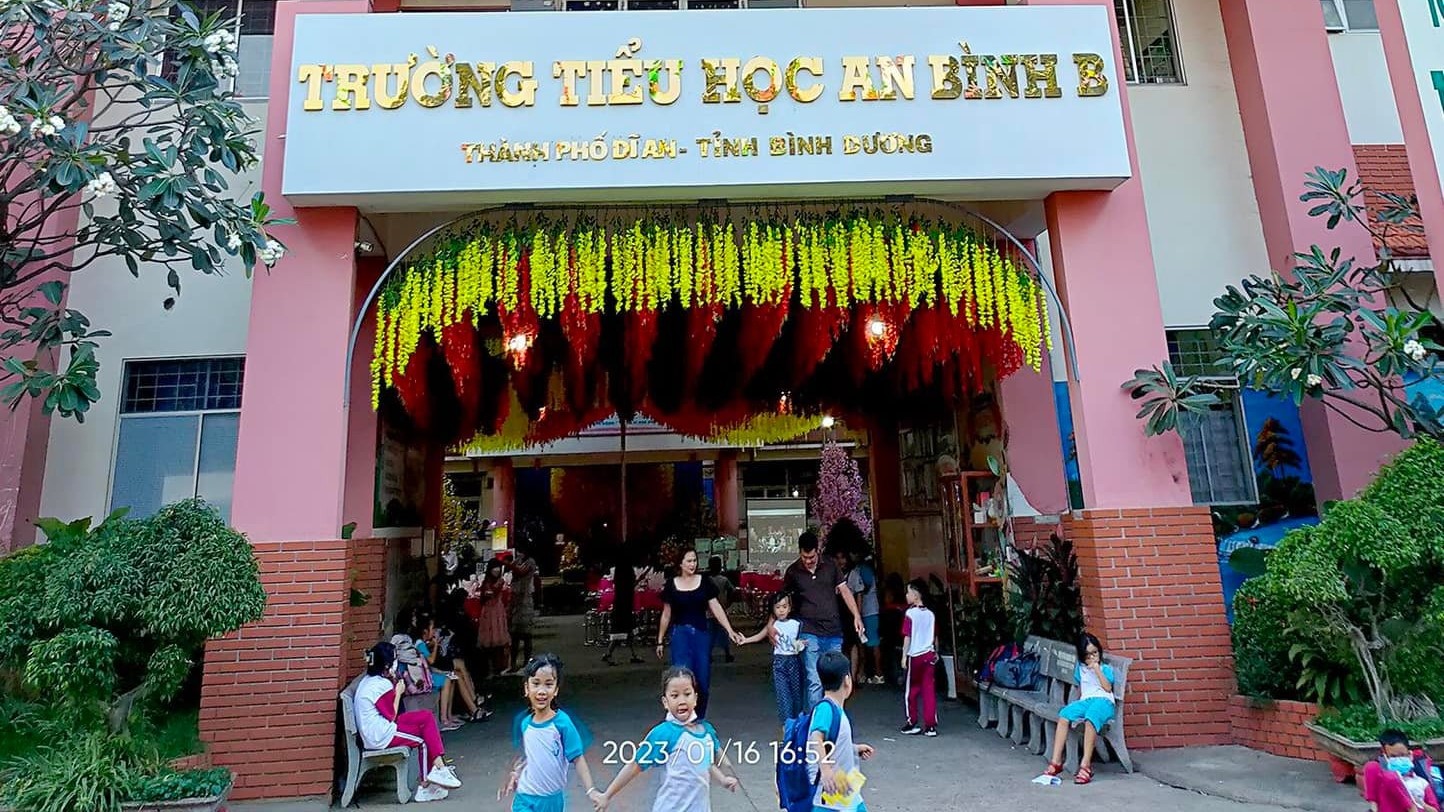 DANH MỤC TRƯỜNG TIỂU HỌC TẠI DĨ AN - BÌNH DƯƠNG 4 Trường Tiểu học An Bình B - Dĩ An