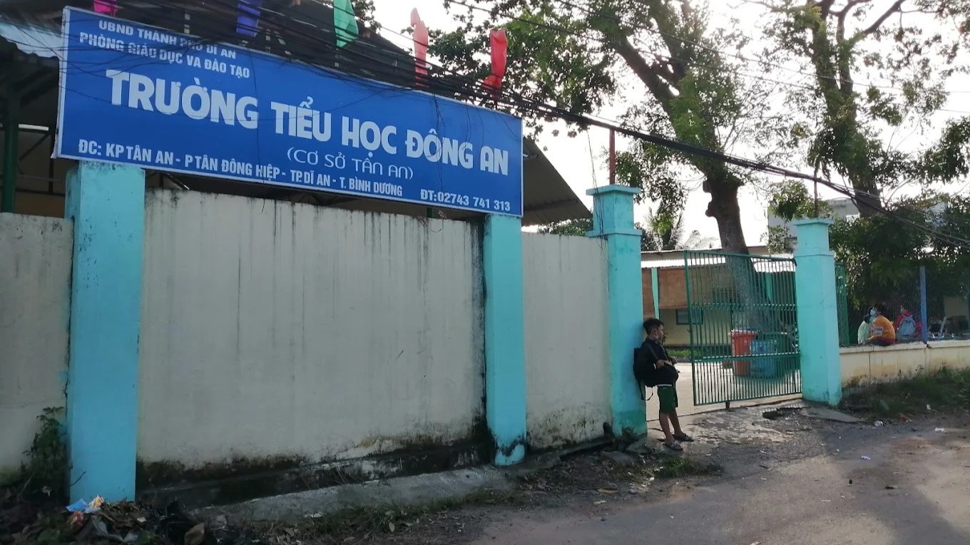 DANH MỤC TRƯỜNG TIỂU HỌC TẠI DĨ AN - BÌNH DƯƠNG 17 Trường tiểu học Đông An (Cơ sở Tân An) - Dĩ An