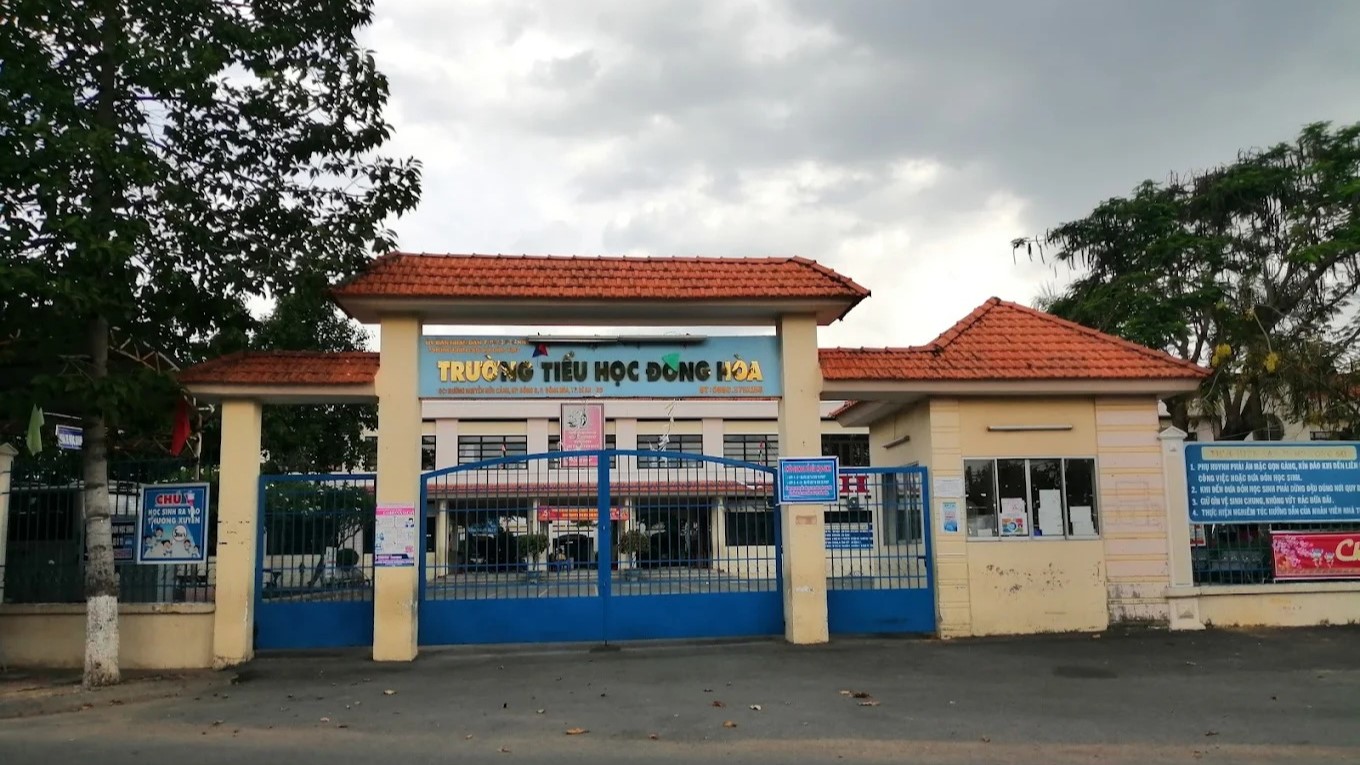 DANH MỤC TRƯỜNG TIỂU HỌC TẠI DĨ AN - BÌNH DƯƠNG 10 Trường tiểu học Đông Hòa - Dĩ An