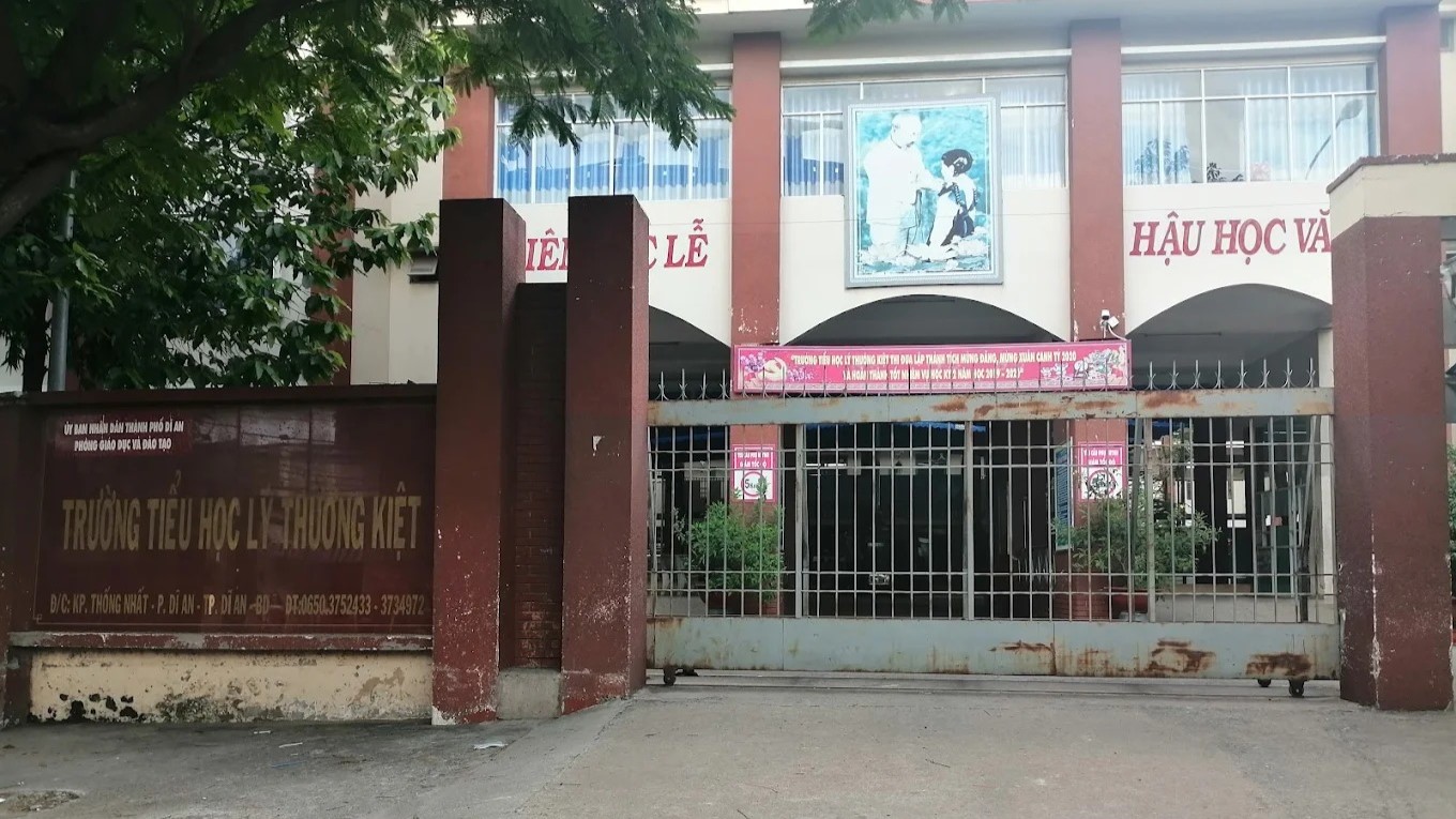 DANH MỤC TRƯỜNG TIỂU HỌC TẠI DĨ AN - BÌNH DƯƠNG 14 Trường tiểu học Lý Thường Kiệt - Dĩ An
