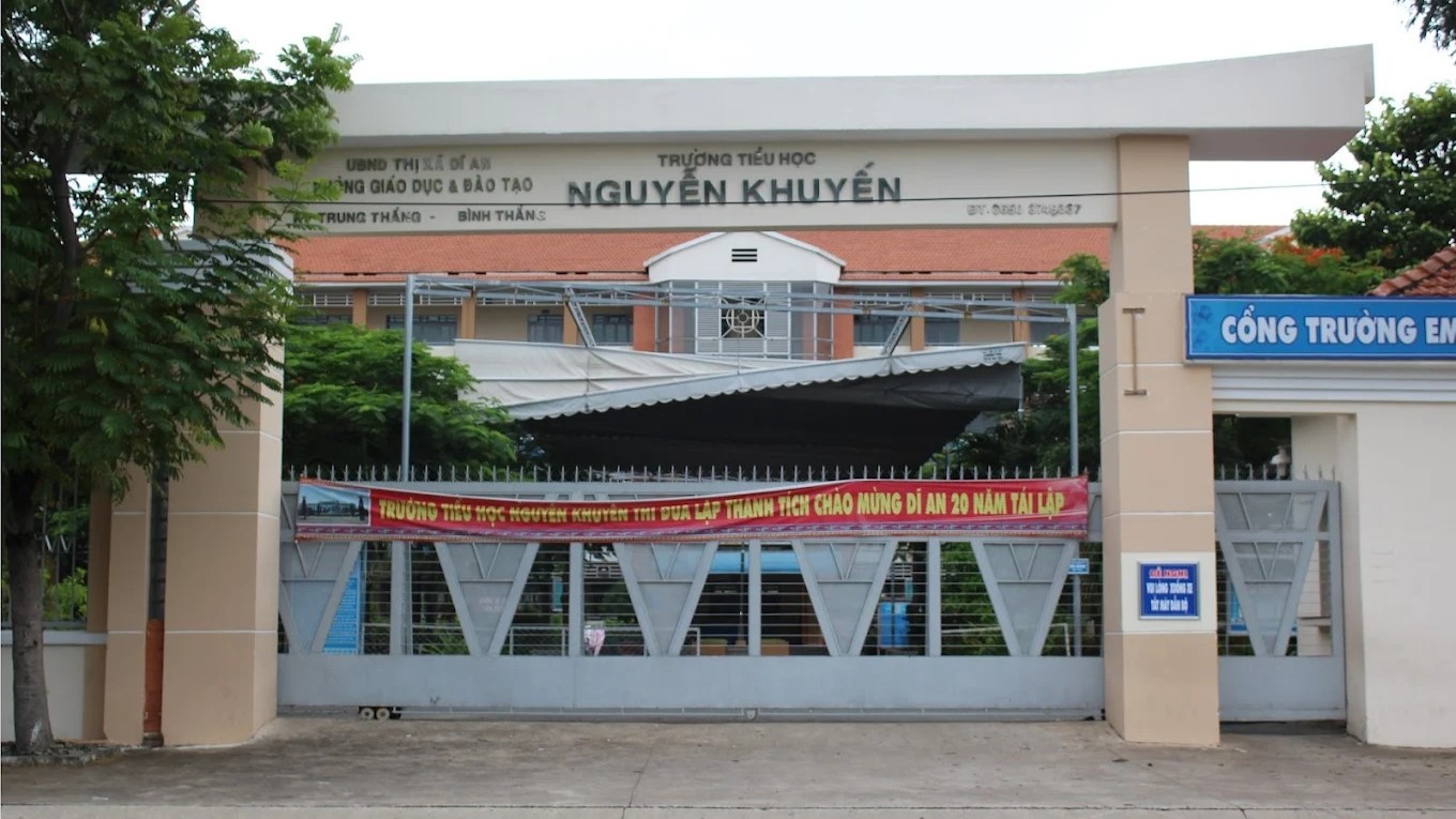 DANH MỤC TRƯỜNG TIỂU HỌC TẠI DĨ AN - BÌNH DƯƠNG 16 Trường tiểu học Nguyễn Khuyến Dĩ An